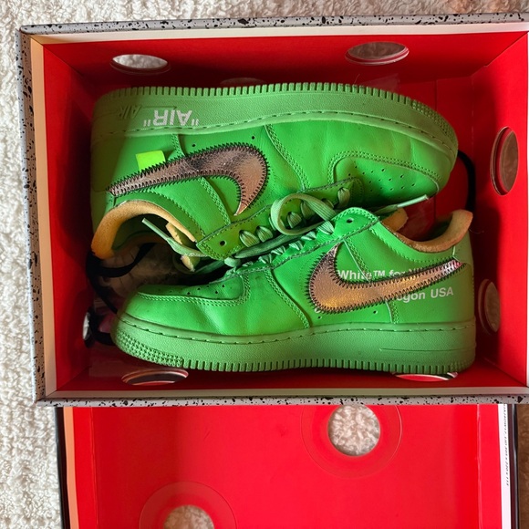Off-White Green Air Force 1
